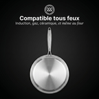 Crêpière 100% Titane Pur (28 cm) — TITANOX®